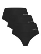 3-PACK  Tanga vysoká bezešvá